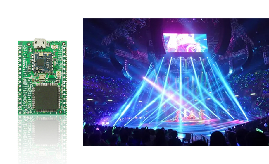 3km無(wú)線連接模塊高速wifi模塊，距離遠(yuǎn)尺寸小/集成MCU/即貼即用